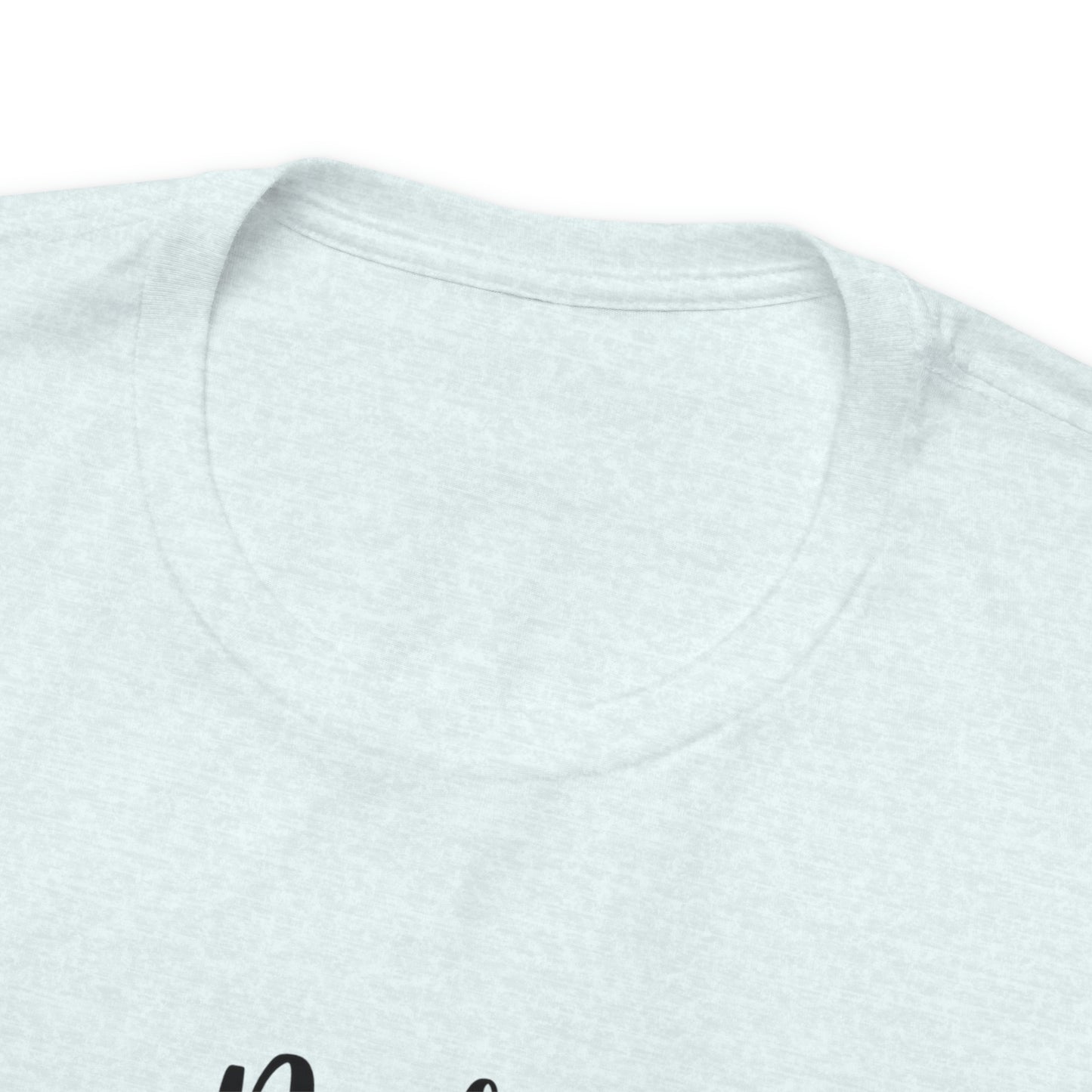 Resting Smile Face Print Jersey Short Sleeve Tee