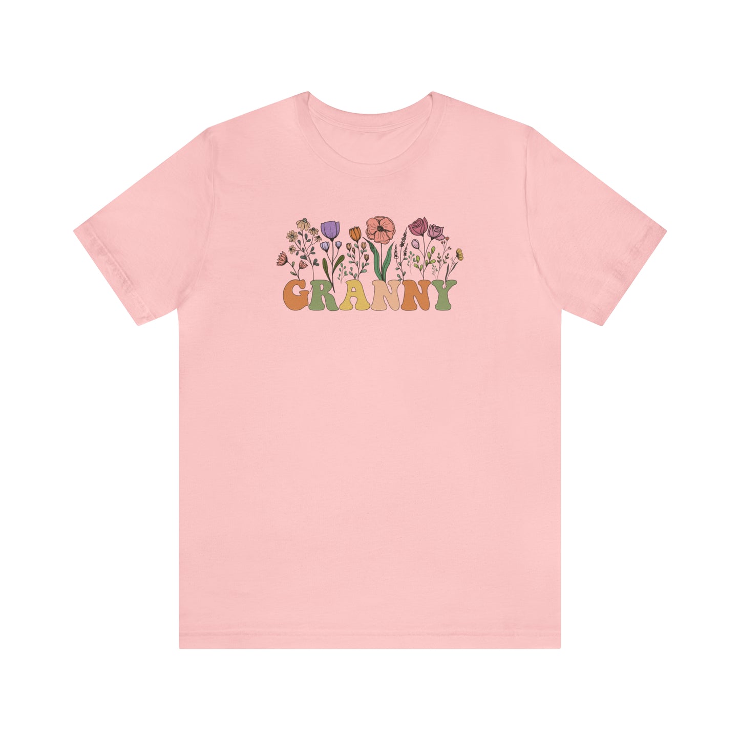 Granny Print Jersey Short Sleeve Tee