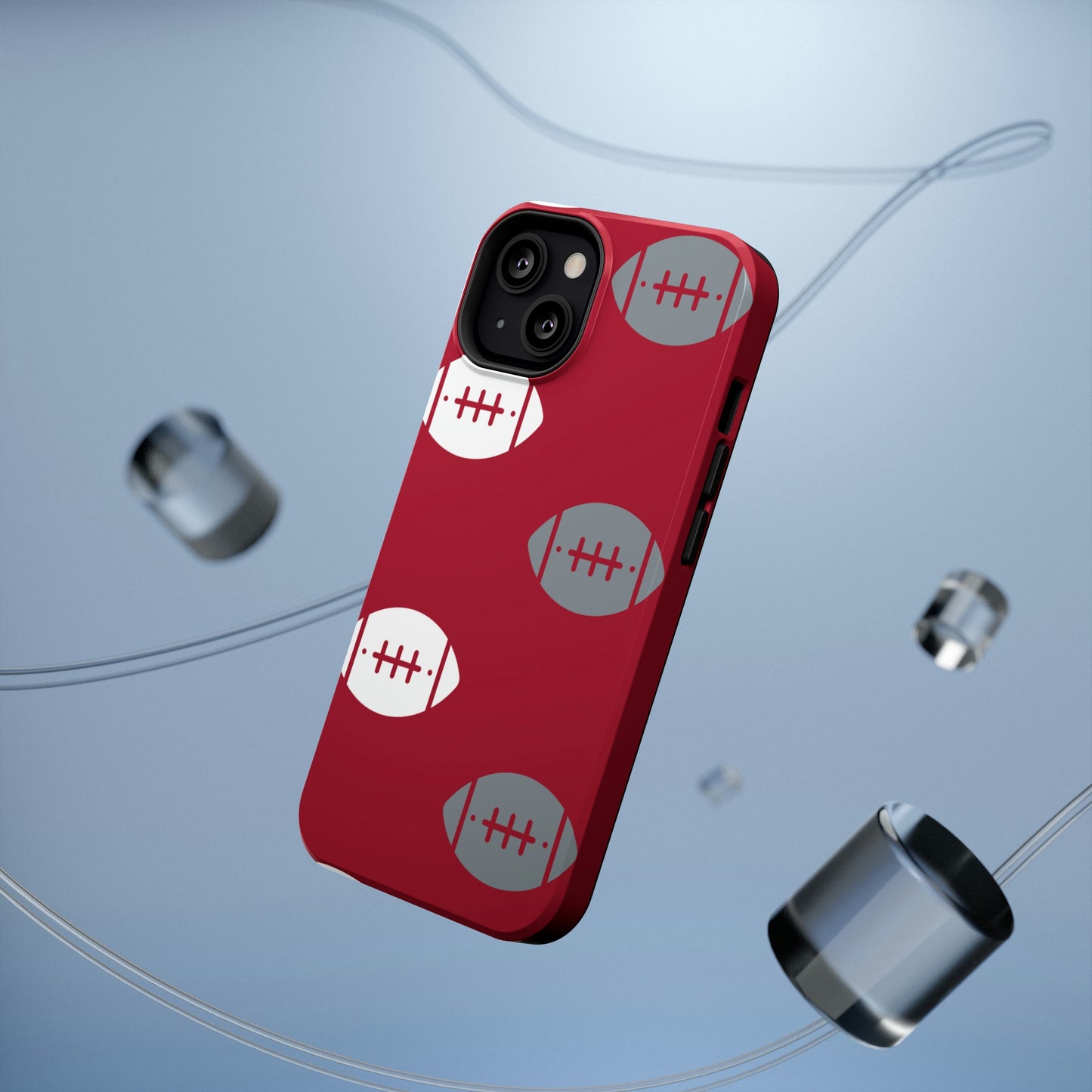 Football Print Impact-Resistant Cases