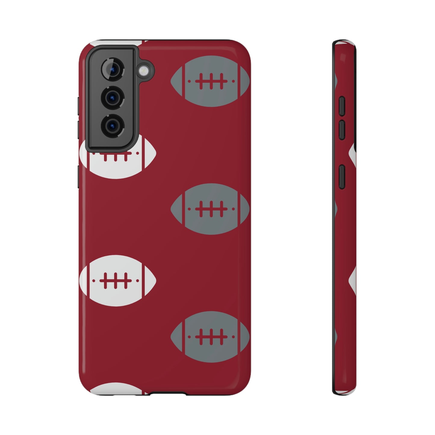 Football Print Impact-Resistant Cases
