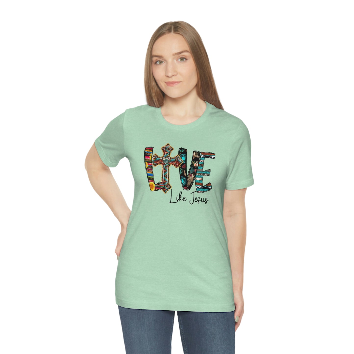 Live Like Jesus Unisex Jersey Short Sleeve Tee