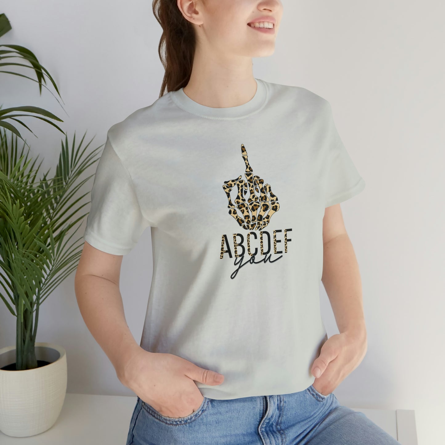 ABCDEF You Print, Jersey Short Sleeve Tee