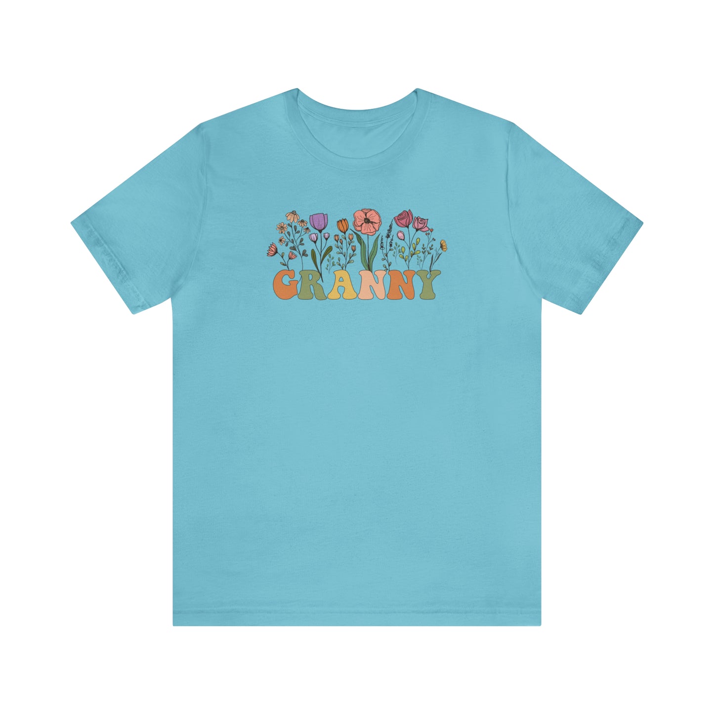 Granny Print Jersey Short Sleeve Tee