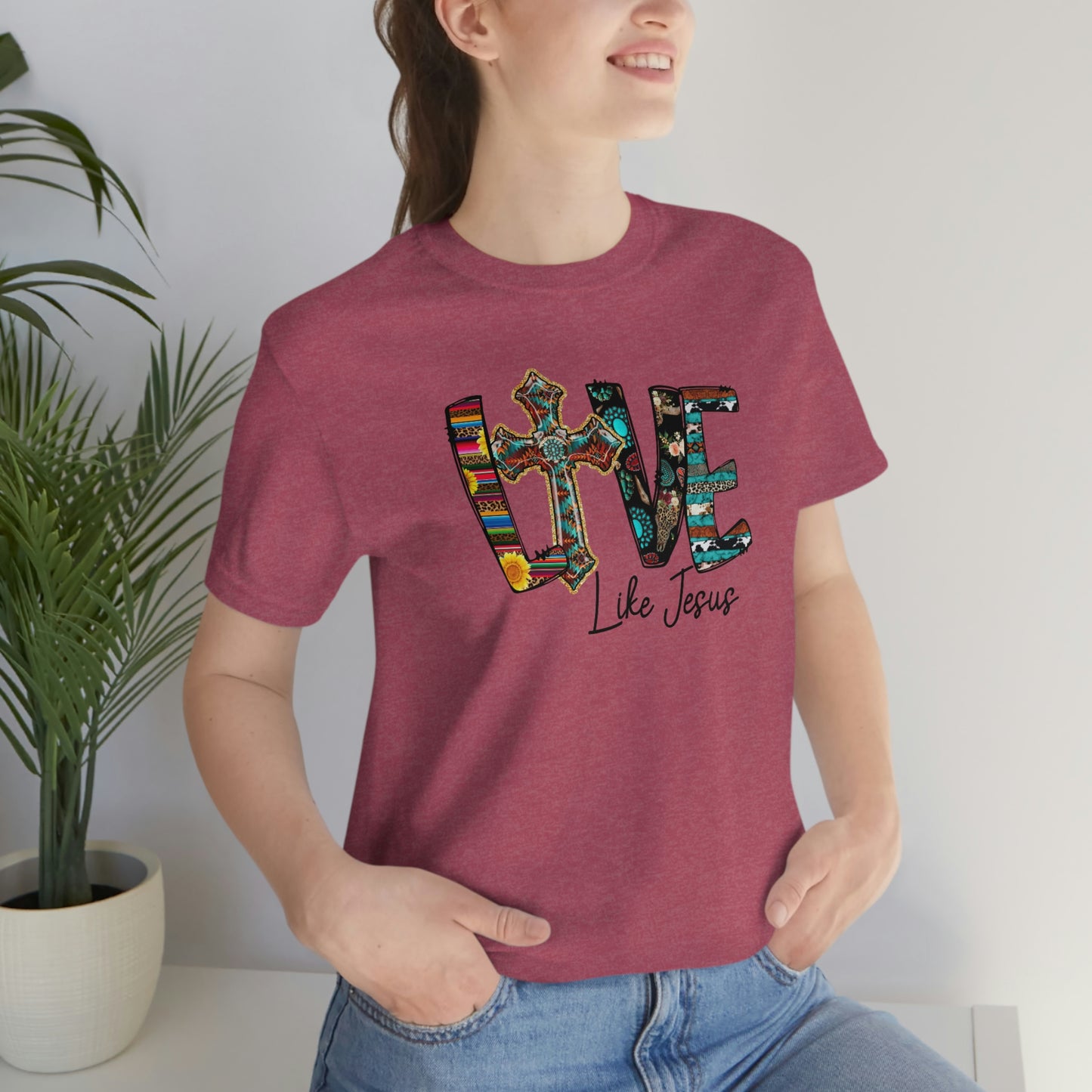 Live Like Jesus Unisex Jersey Short Sleeve Tee