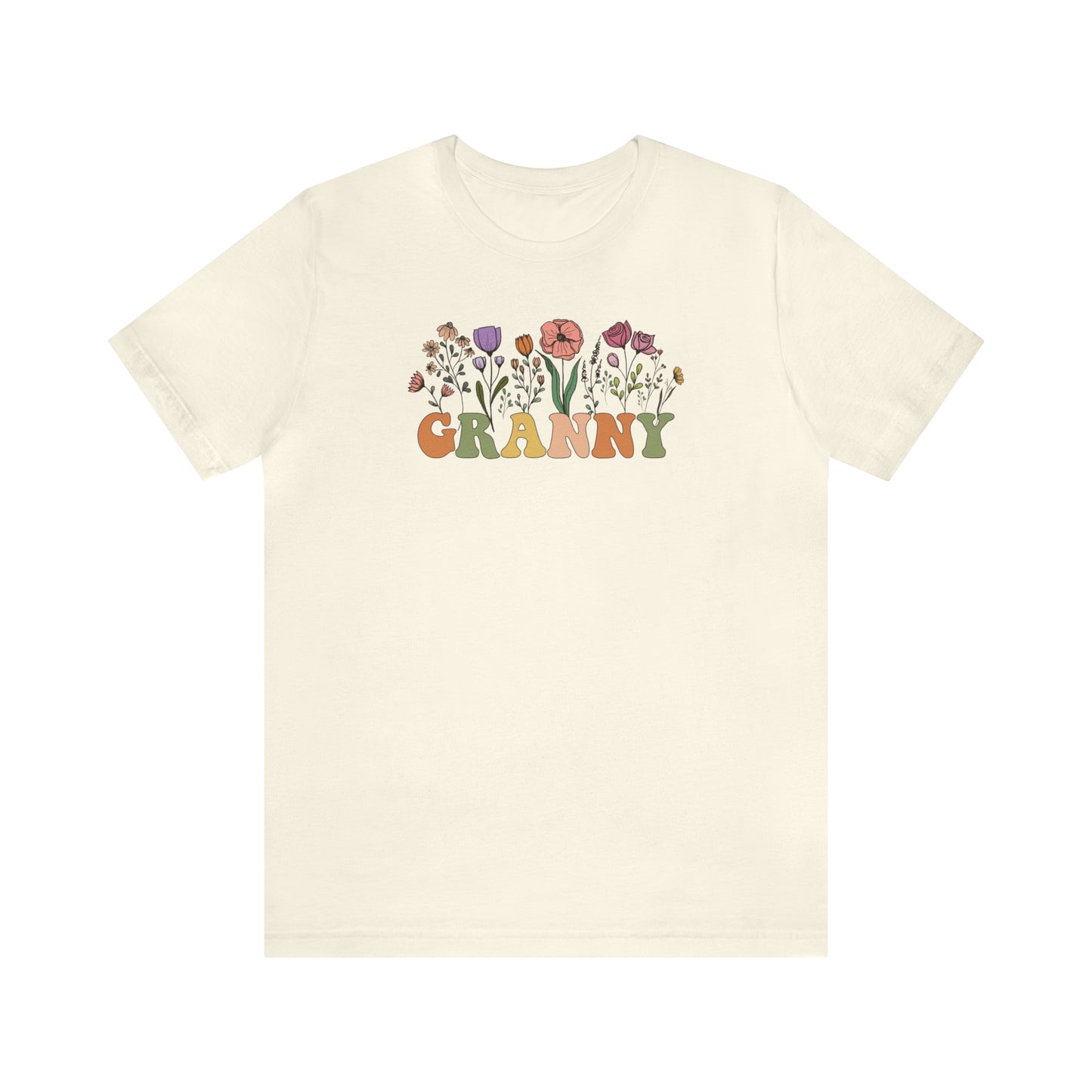 Granny Print Jersey Short Sleeve Tee