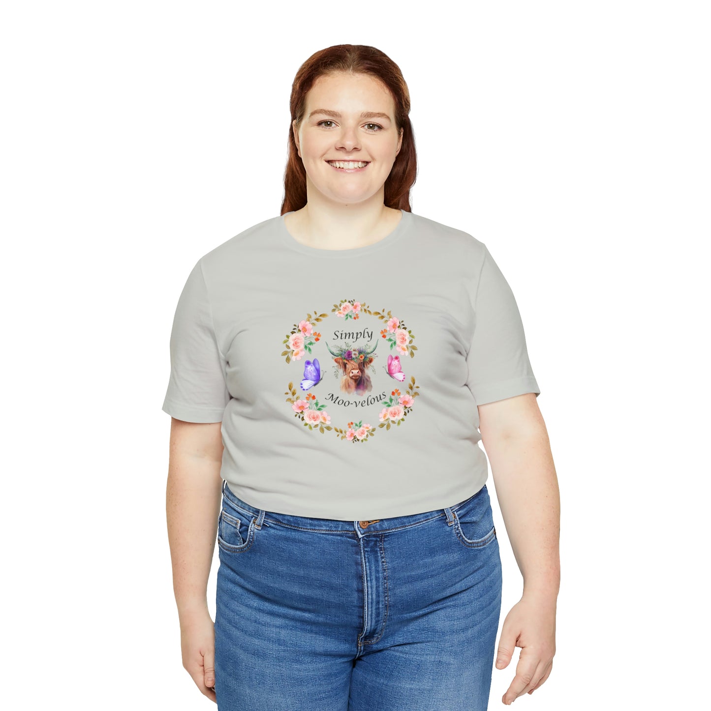 Simply Moo-velous Print Jersey Short Sleeve Tee