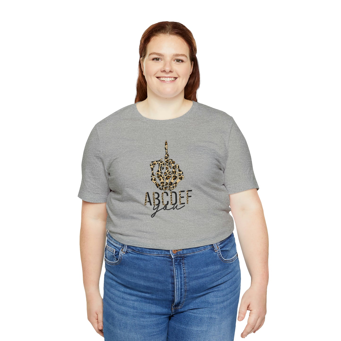 ABCDEF You Print, Jersey Short Sleeve Tee