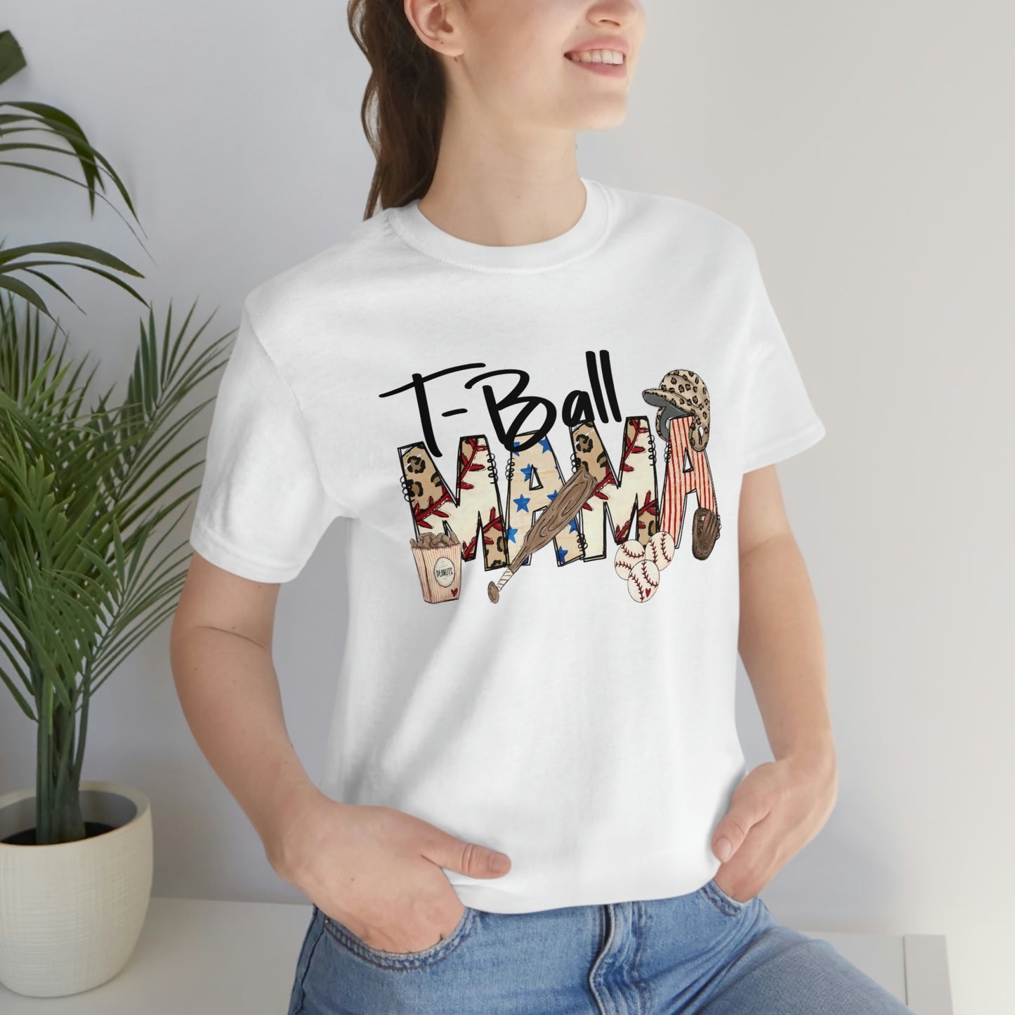 T-Ball Mama Unisex Jersey Short Sleeve Tee