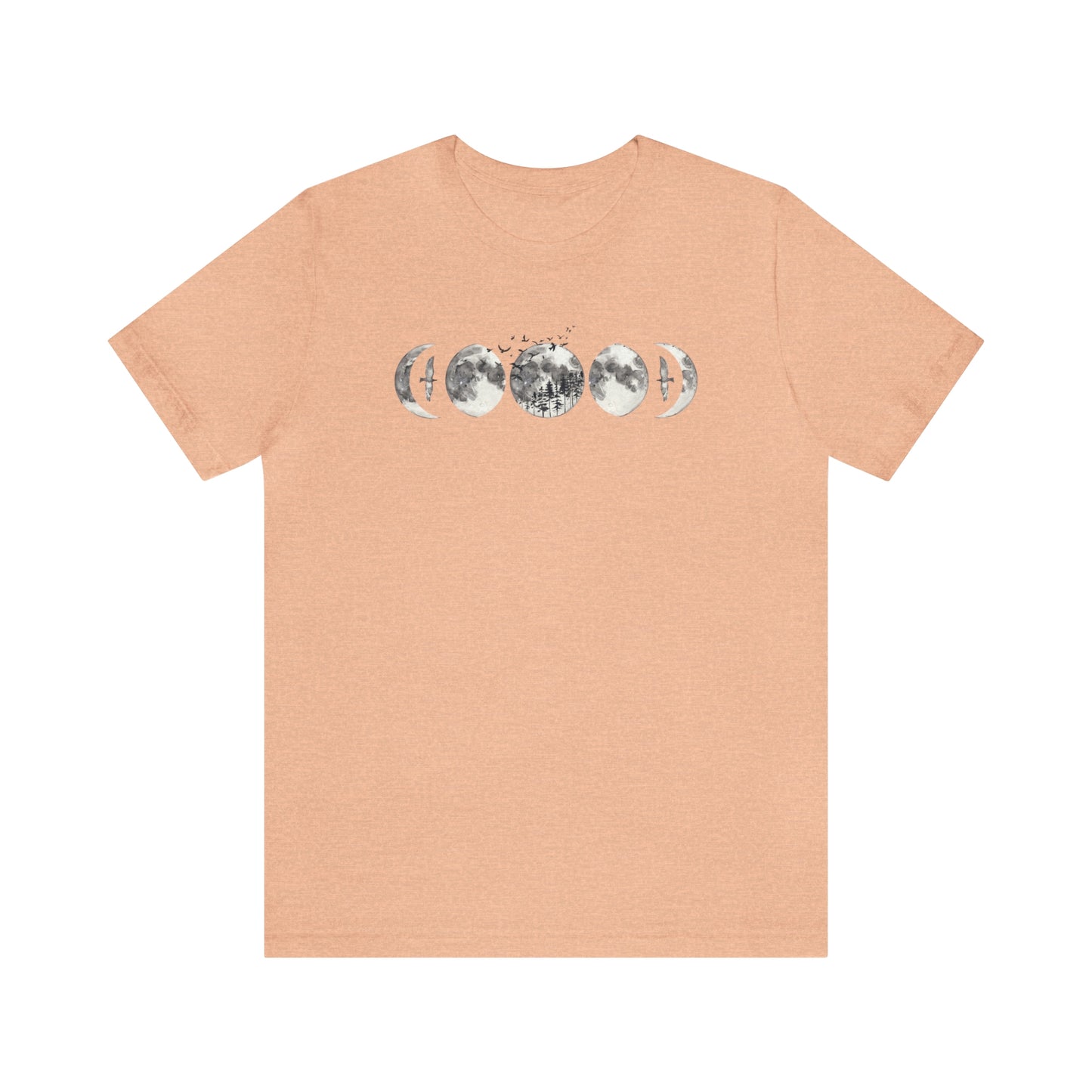 Moon Phases Print, Jersey Short Sleeve Tee