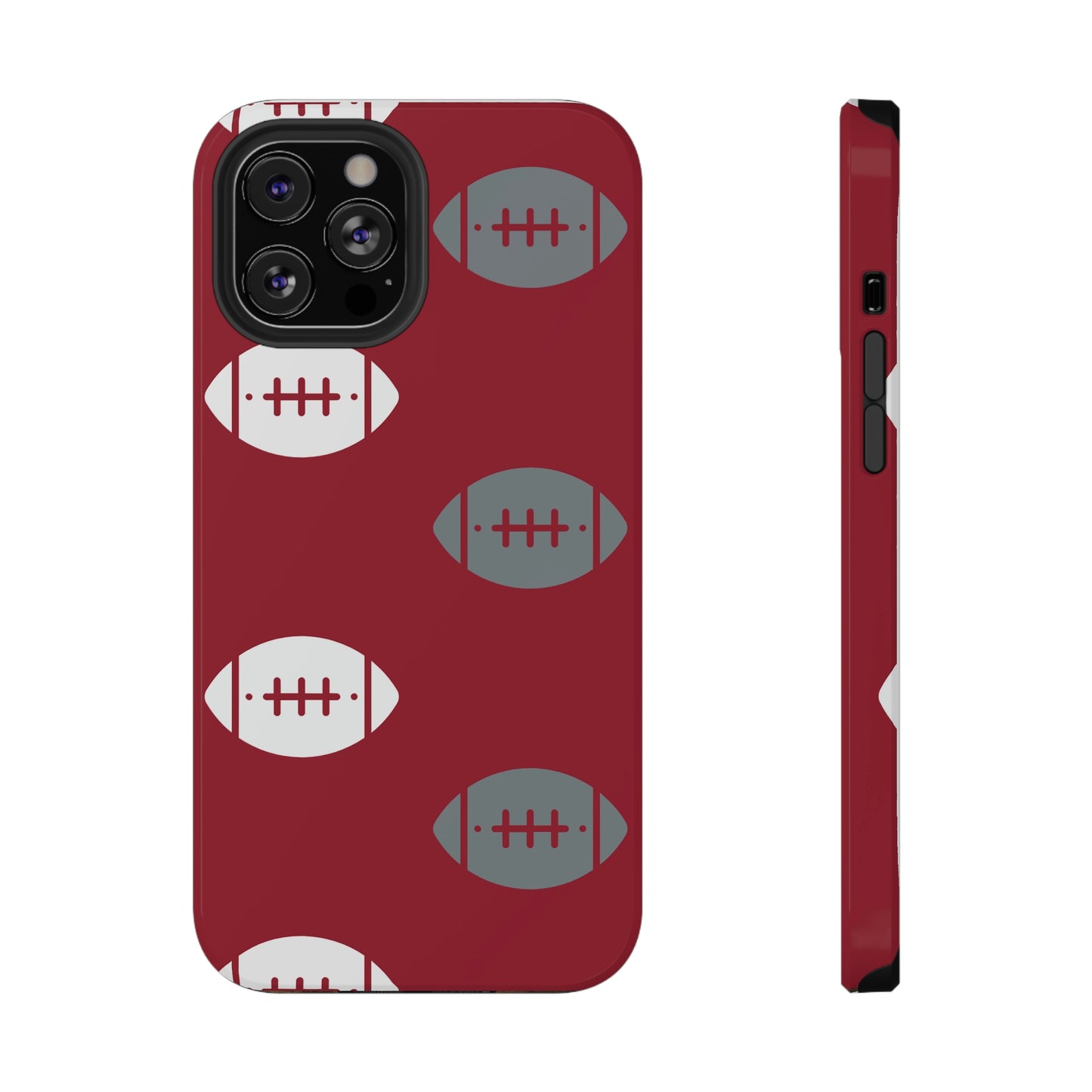 Football Print Impact-Resistant Cases