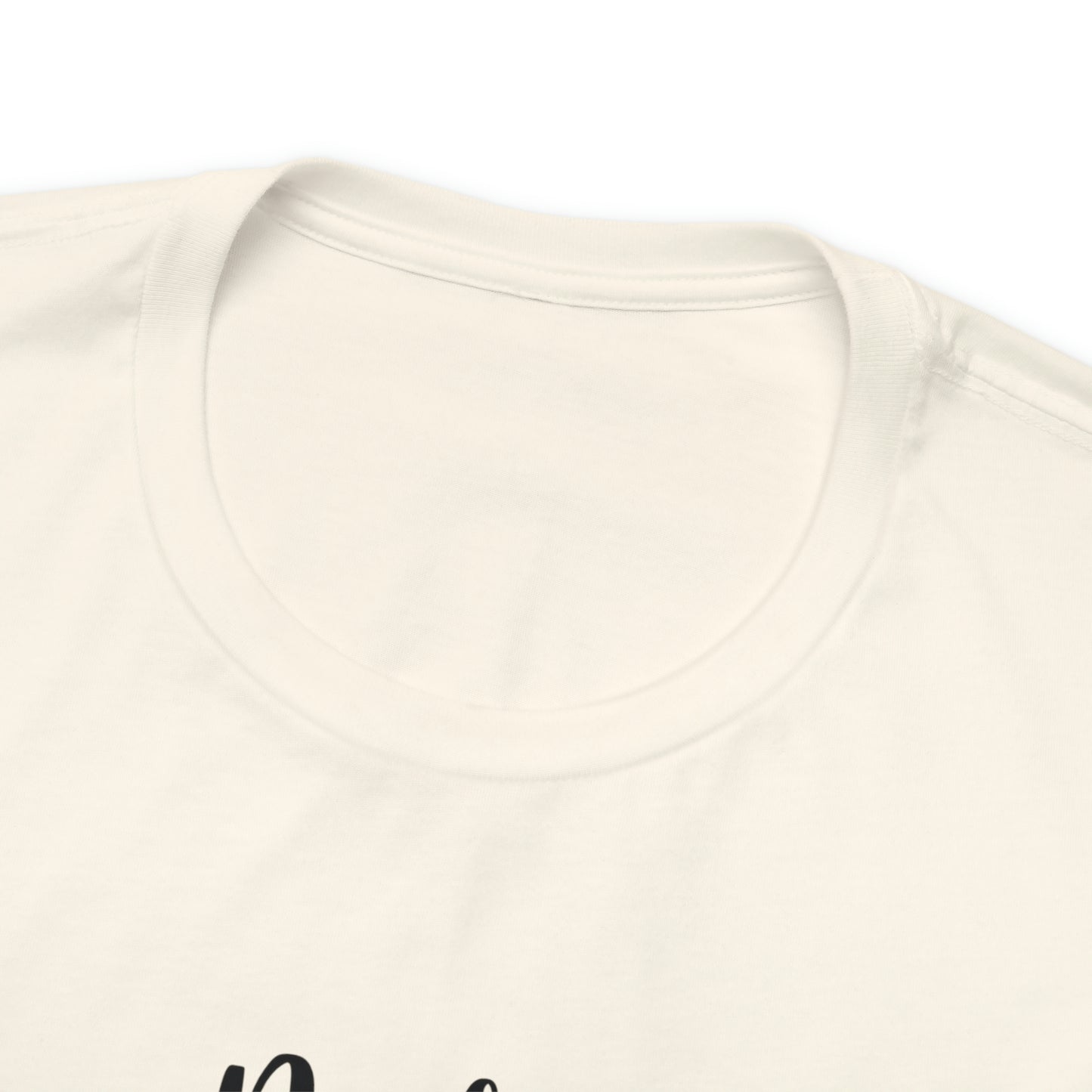Resting Smile Face Print Jersey Short Sleeve Tee