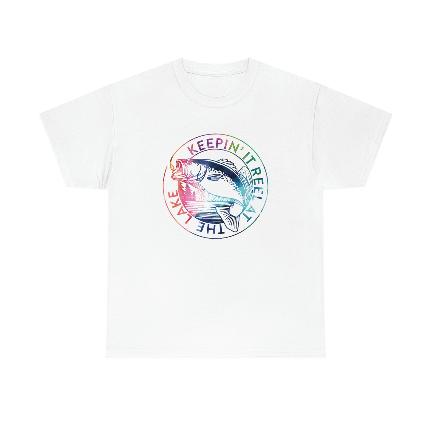 Keeping It Reel At The Lake Heavy Cotton Tee