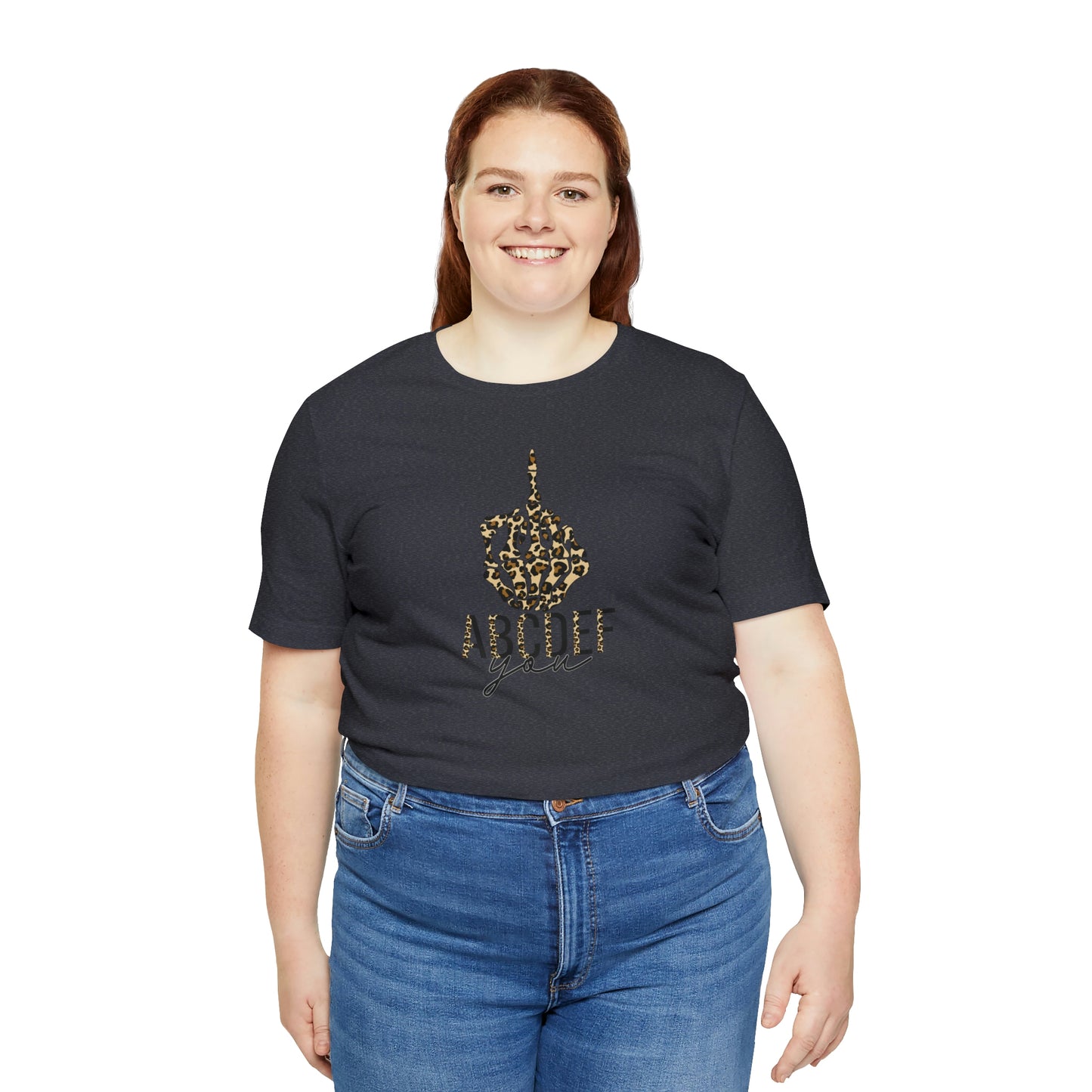 ABCDEF You Print, Jersey Short Sleeve Tee