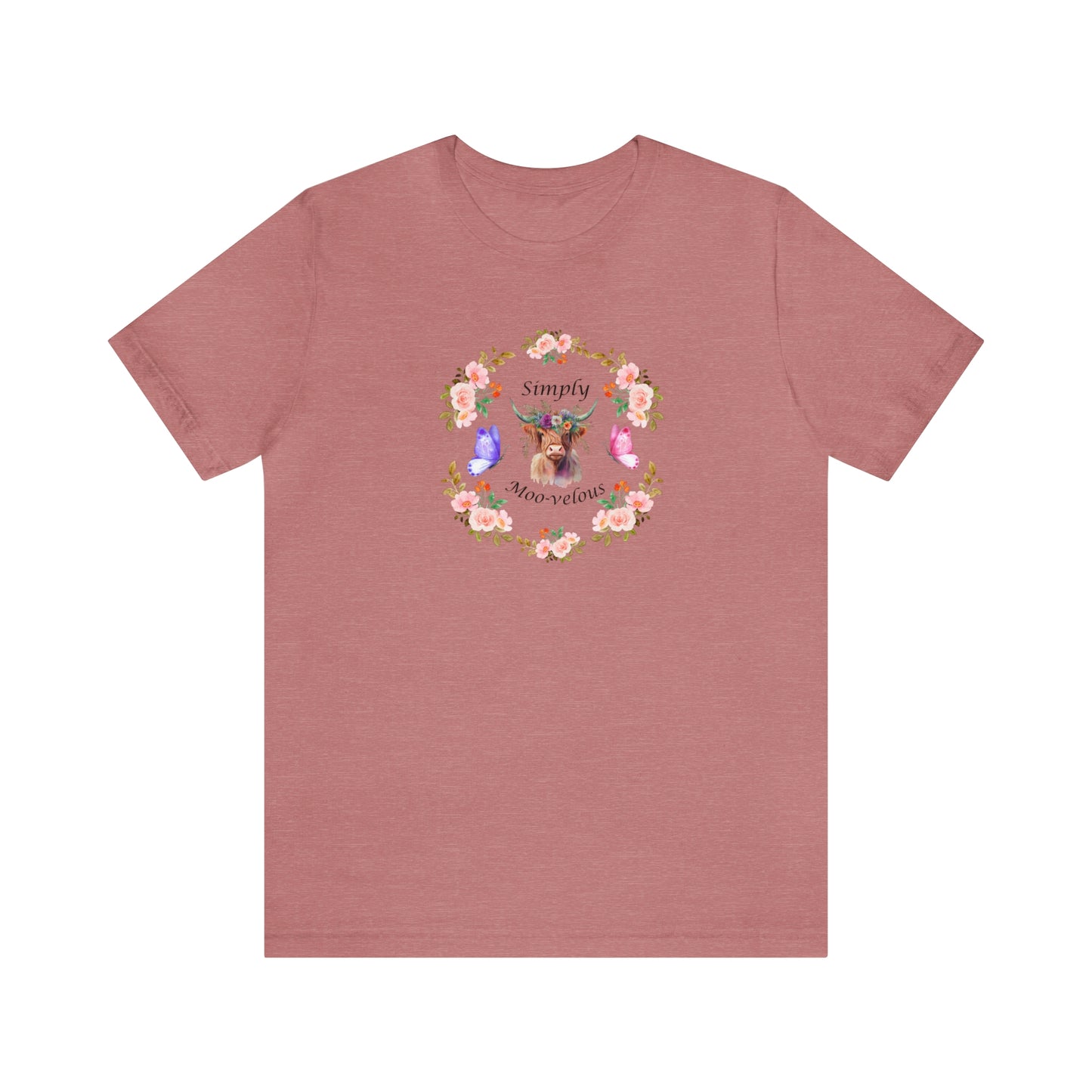 Simply Moo-velous Print Jersey Short Sleeve Tee