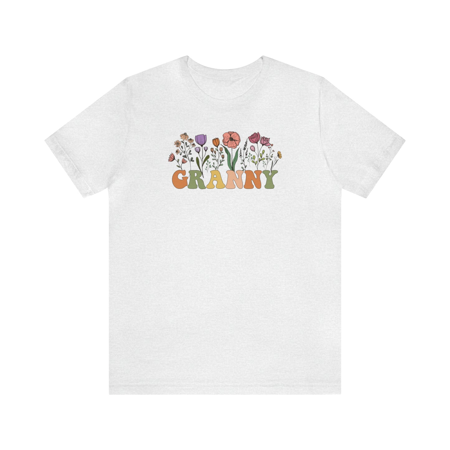 Granny Print Jersey Short Sleeve Tee
