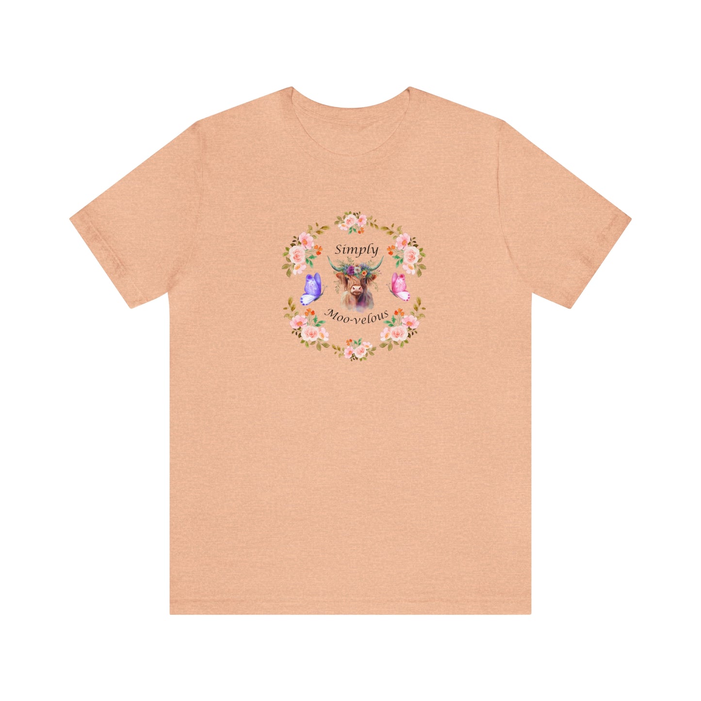 Simply Moo-velous Print Jersey Short Sleeve Tee