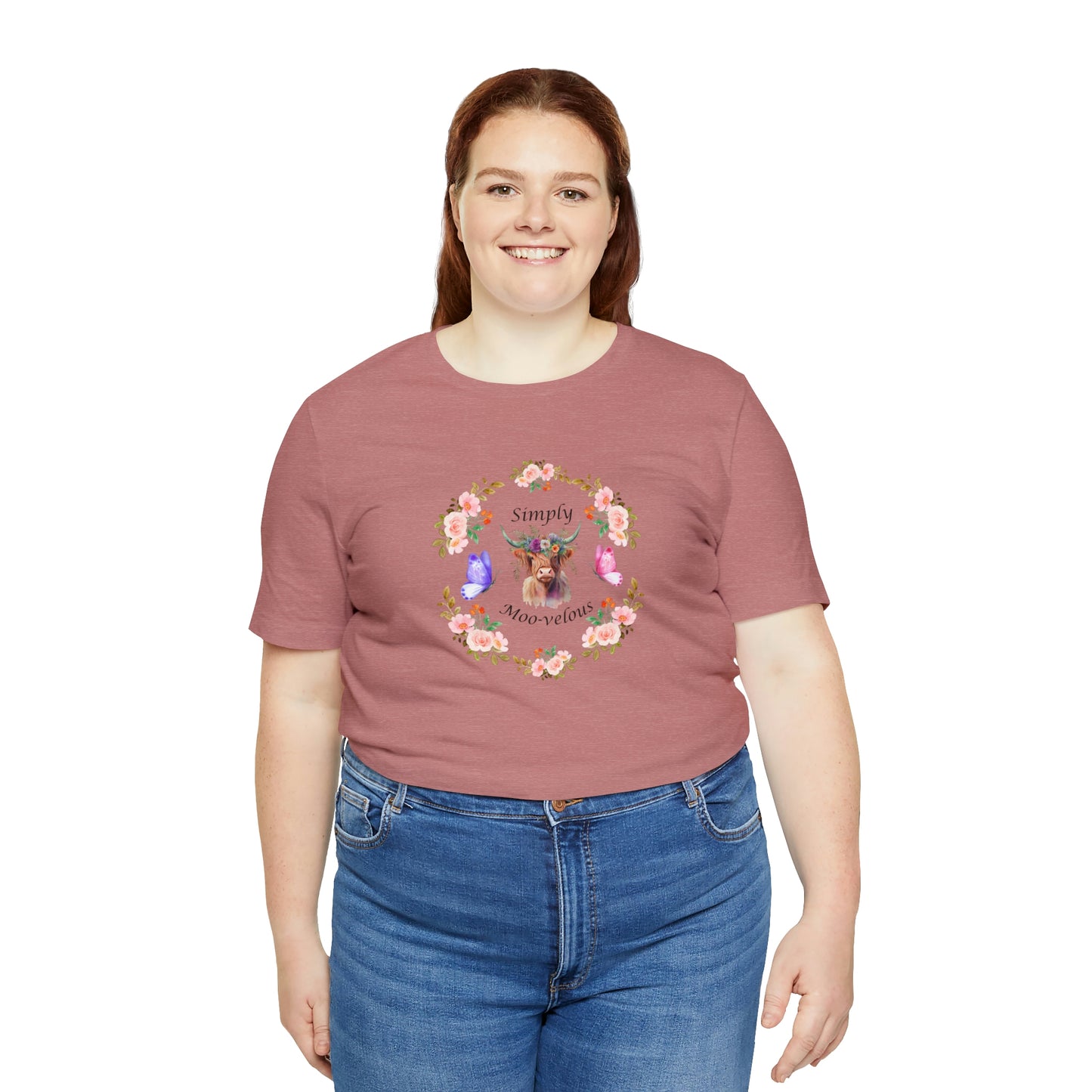 Simply Moo-velous Print Jersey Short Sleeve Tee