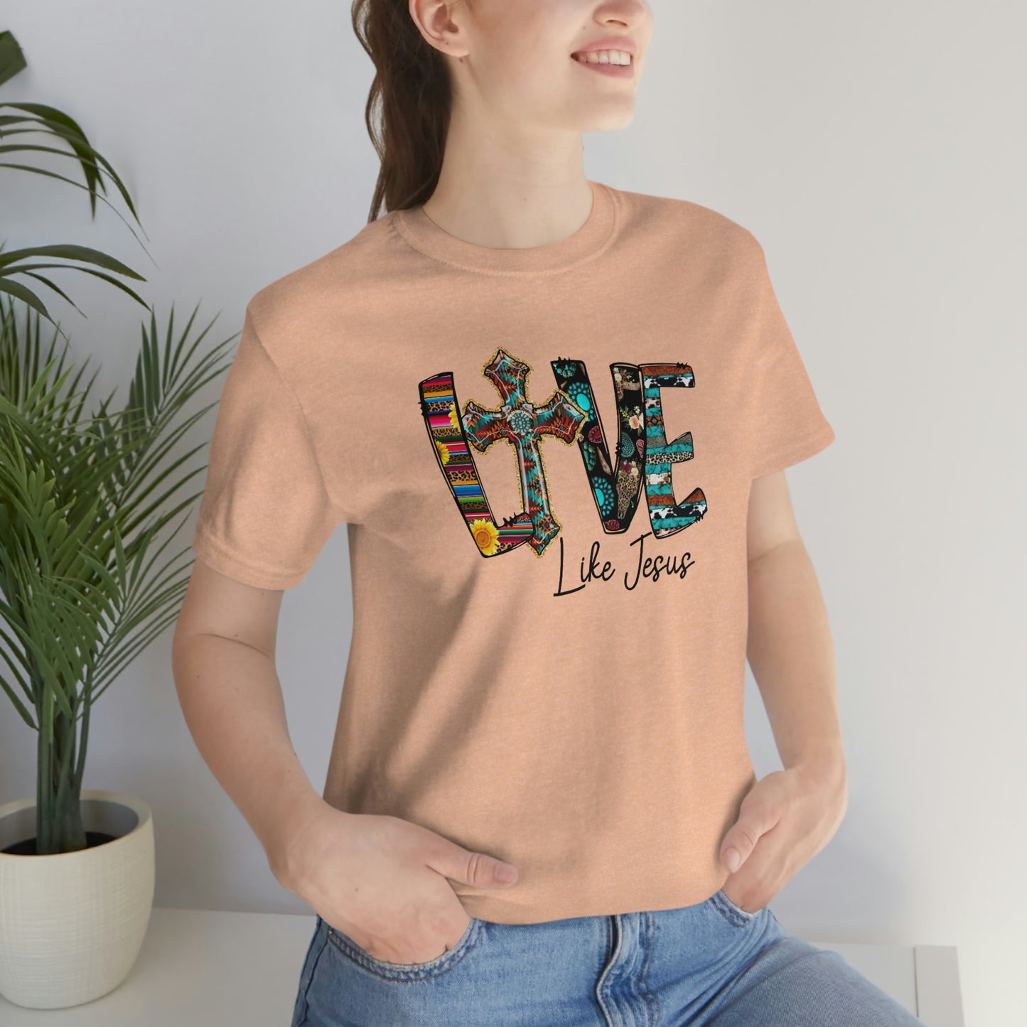 Live Like Jesus Unisex Jersey Short Sleeve Tee