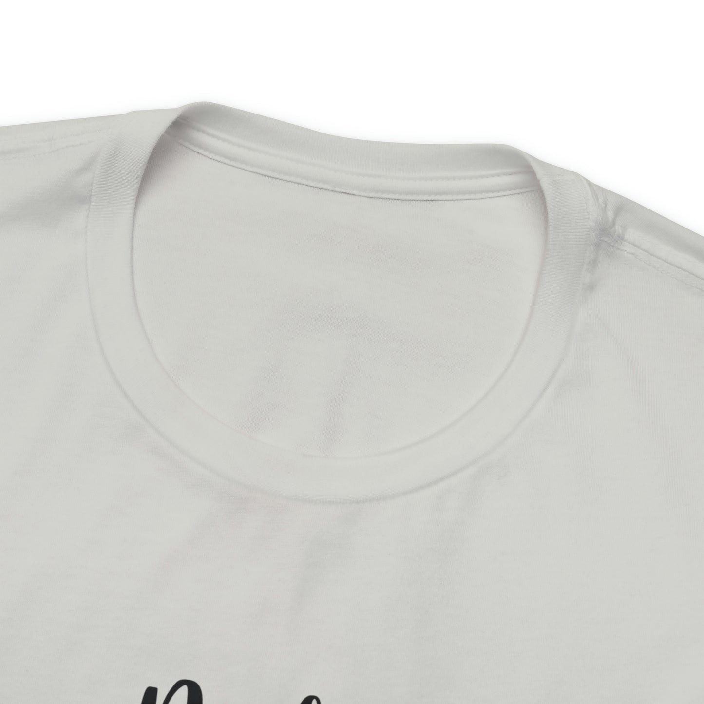 Resting Smile Face Print Jersey Short Sleeve Tee