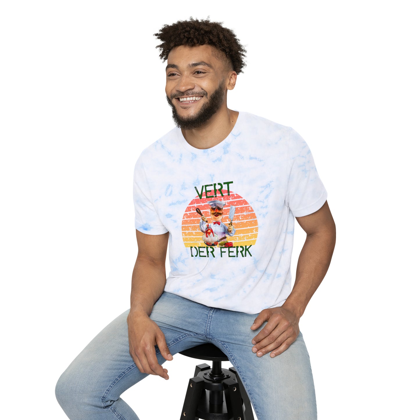 What Da Ferk Unisex FWD Fashion Tie-Dyed T-Shirt