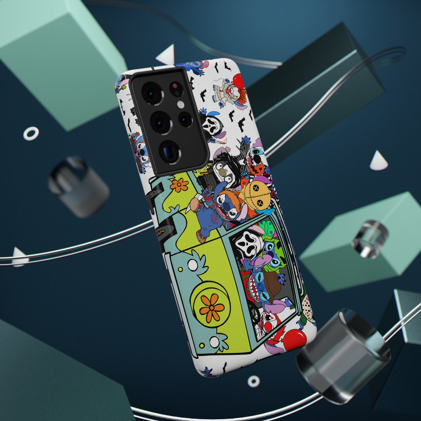 Halloween Mystery Machine Print Impact-Resistant Cases