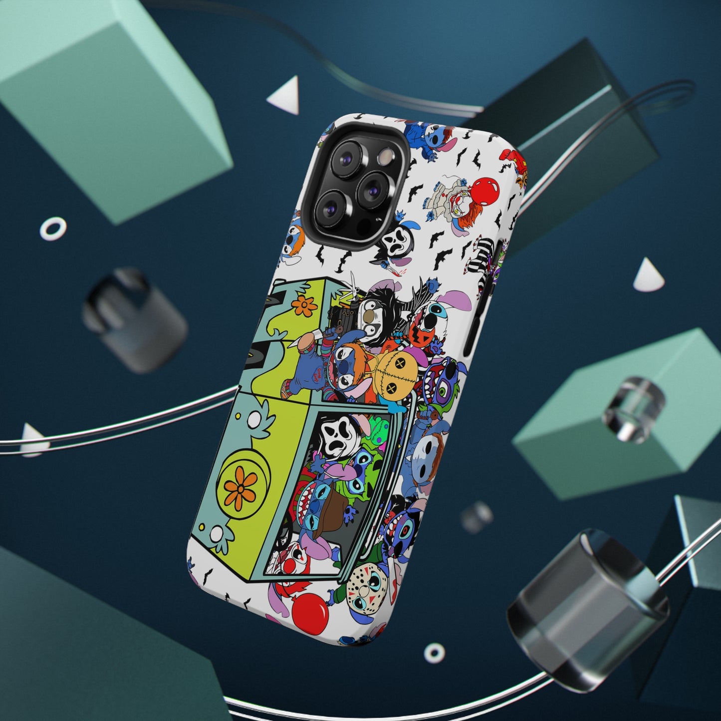 Halloween Mystery Machine Print Impact-Resistant Cases