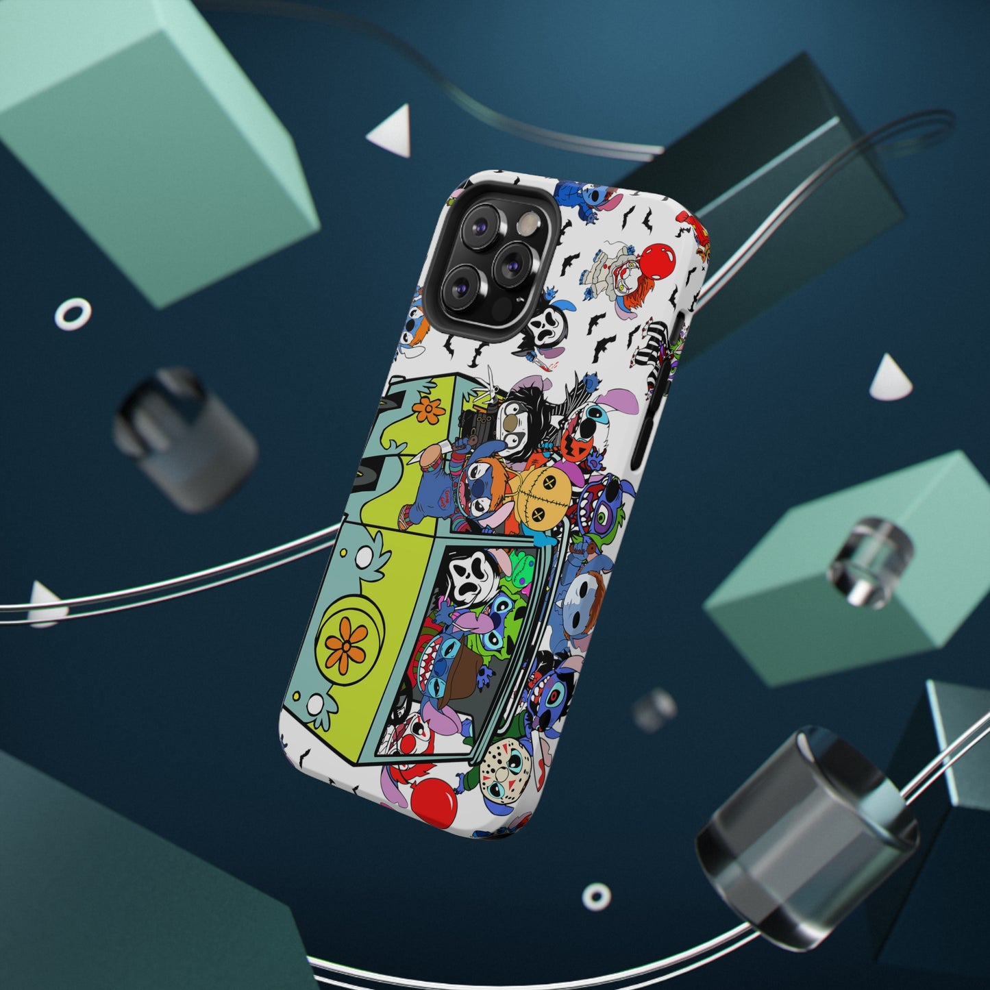 Halloween Mystery Machine Print Impact-Resistant Cases