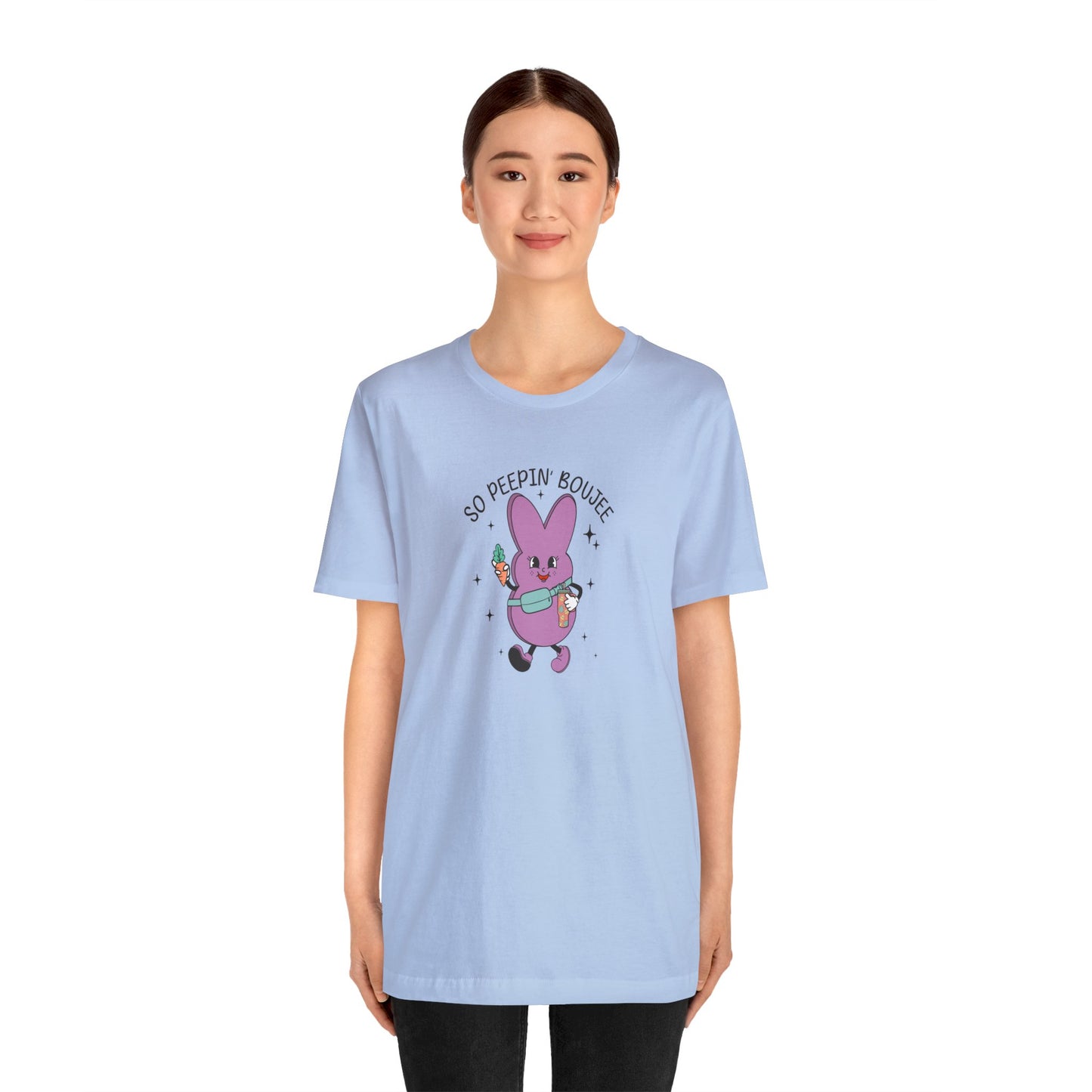 So Peepin’ Boujee Print Jersey Short Sleeve Tee