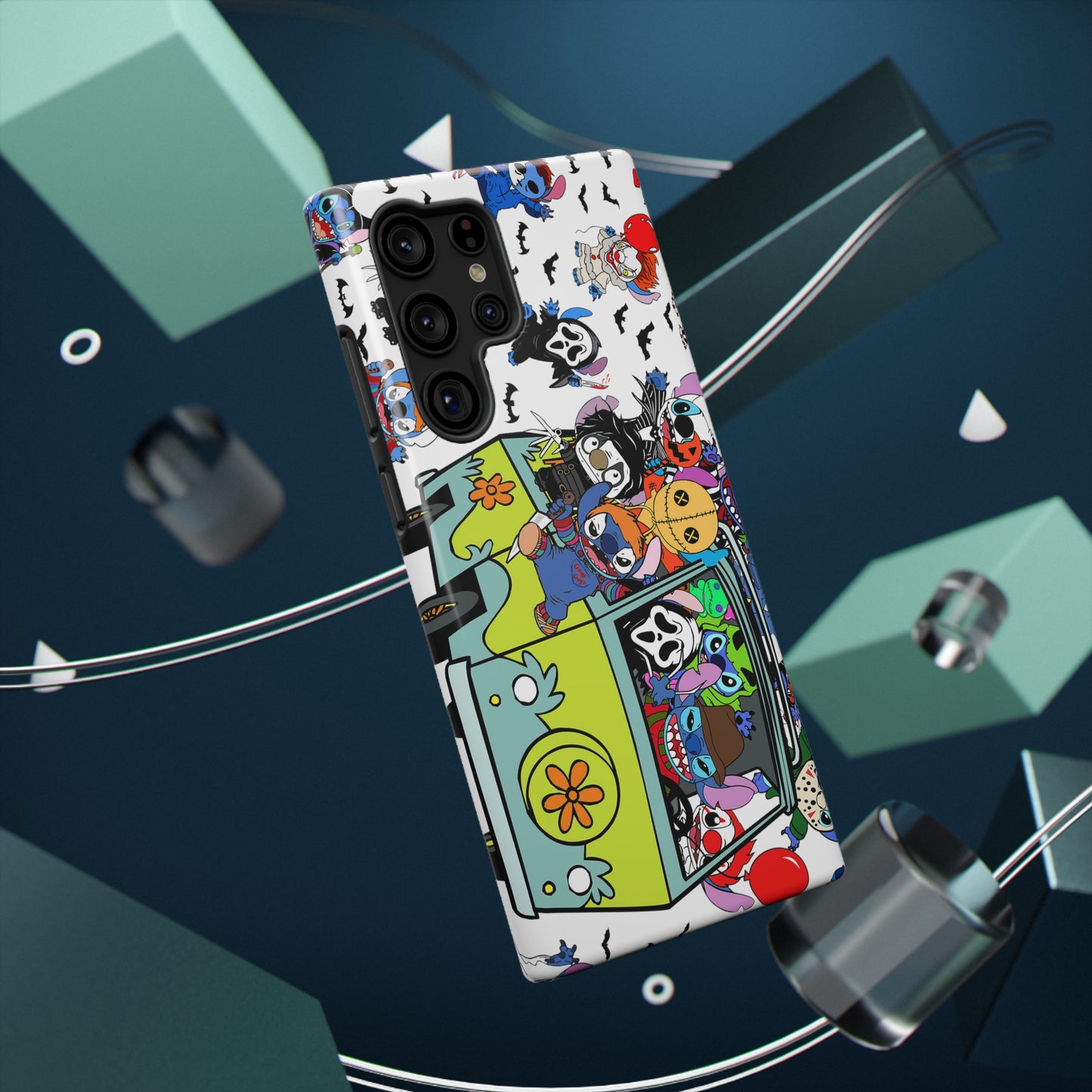 Halloween Mystery Machine Print Impact-Resistant Cases