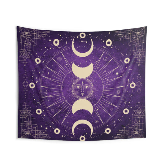 Mystical Moon Indoor Wall Tapestries