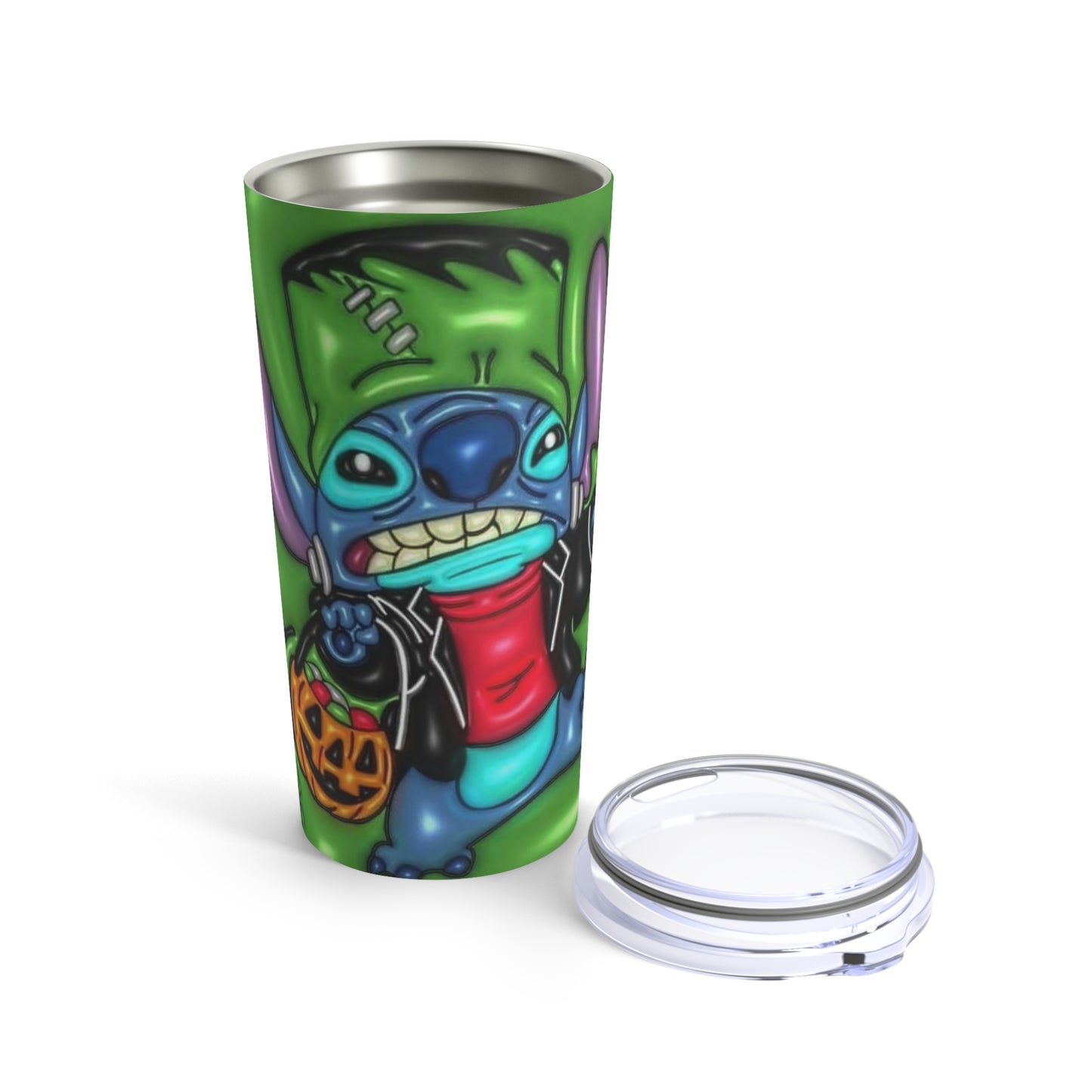 Halloween Print, Skinny Steel Tumbler with Straw, 20oz