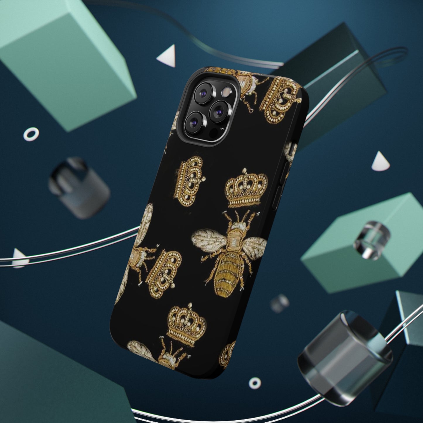 Queen Bee Print Impact-Resistant Cases