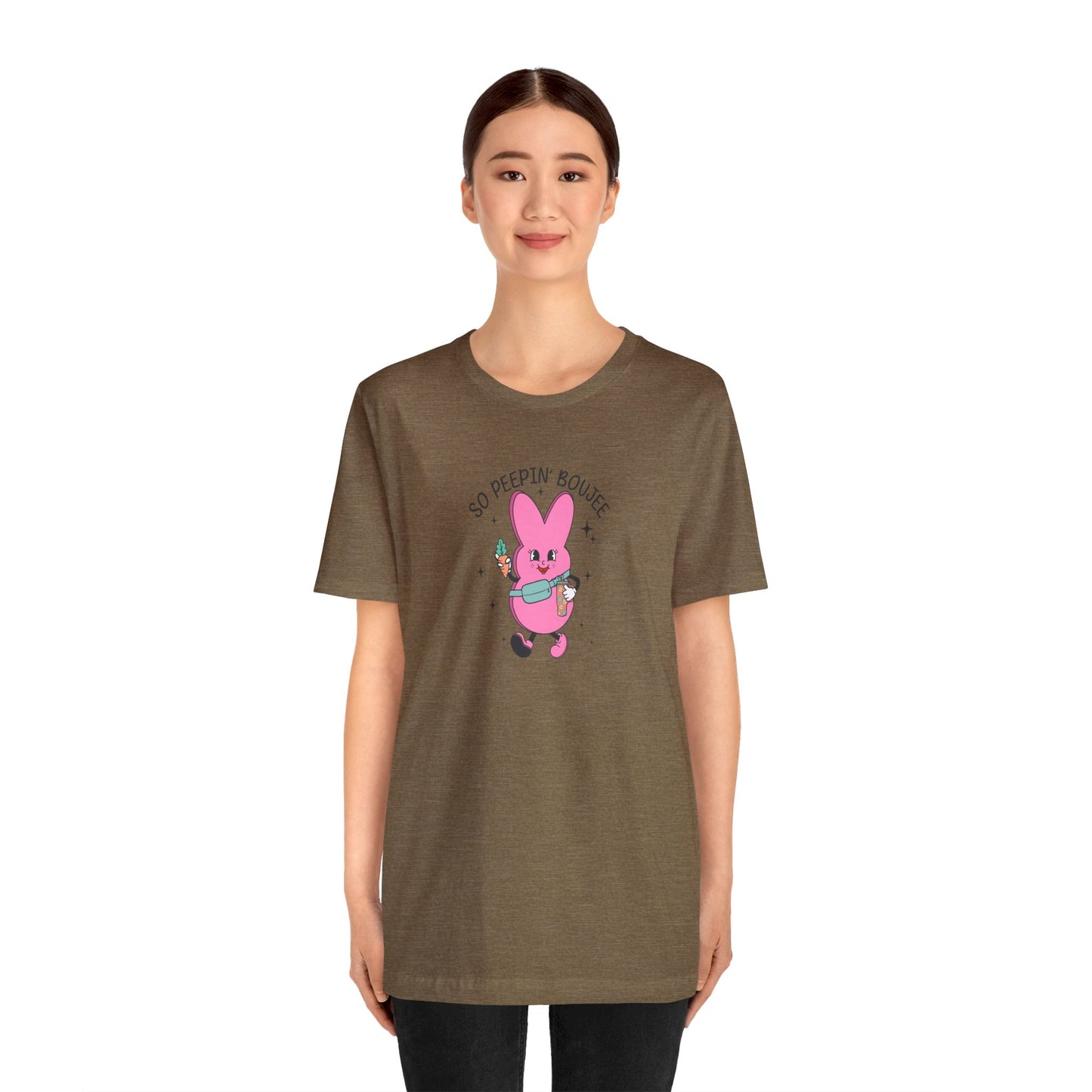So Peepin’ Boujee Print Jersey Short Sleeve Tee