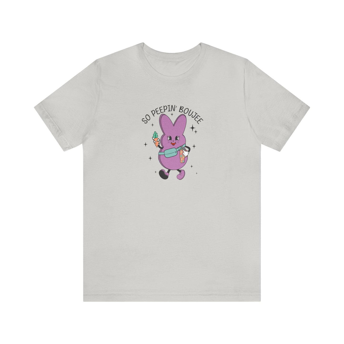 So Peepin’ Boujee Print Jersey Short Sleeve Tee