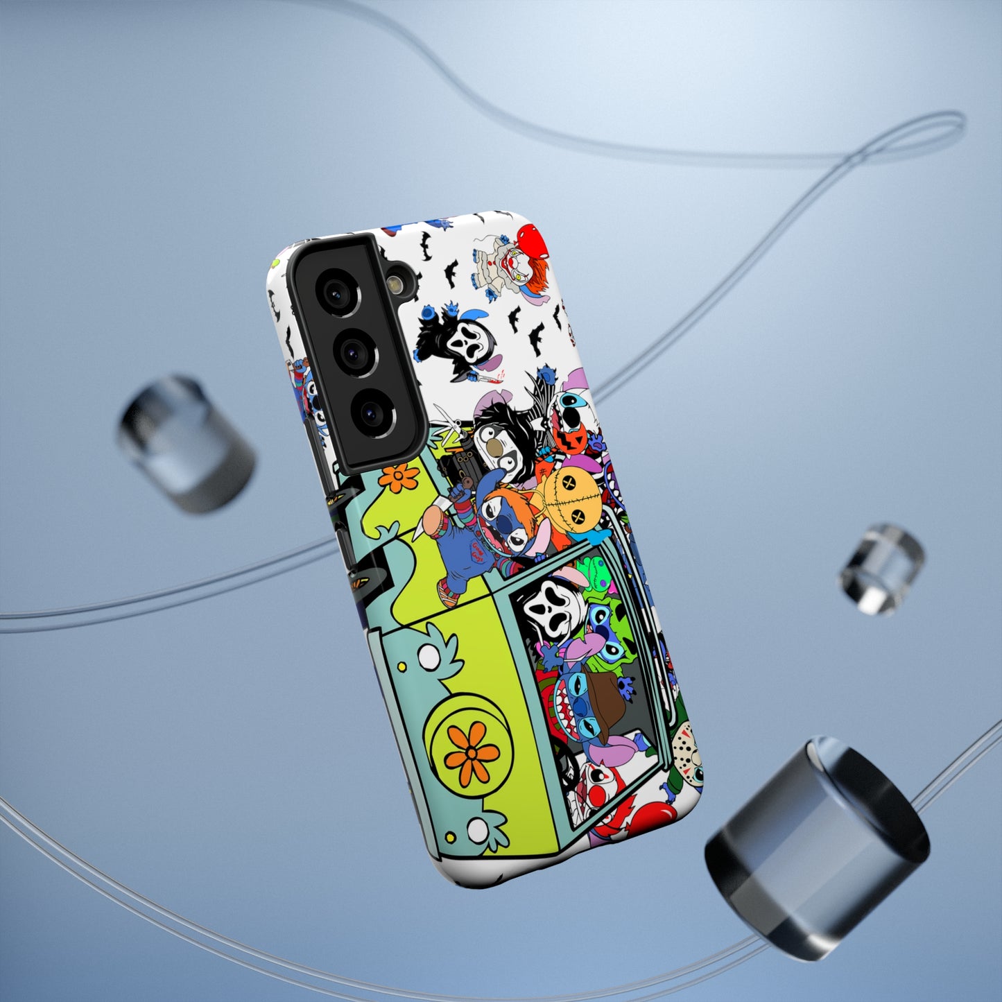 Halloween Mystery Machine Print Impact-Resistant Cases