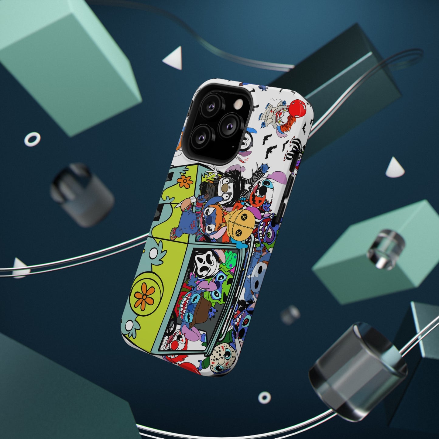 Halloween Mystery Machine Print Impact-Resistant Cases