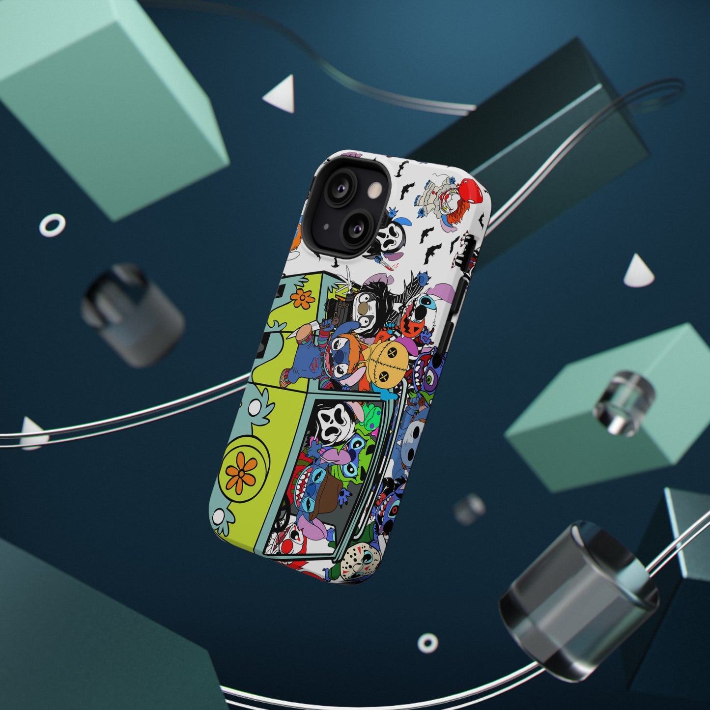 Halloween Mystery Machine Print Impact-Resistant Cases