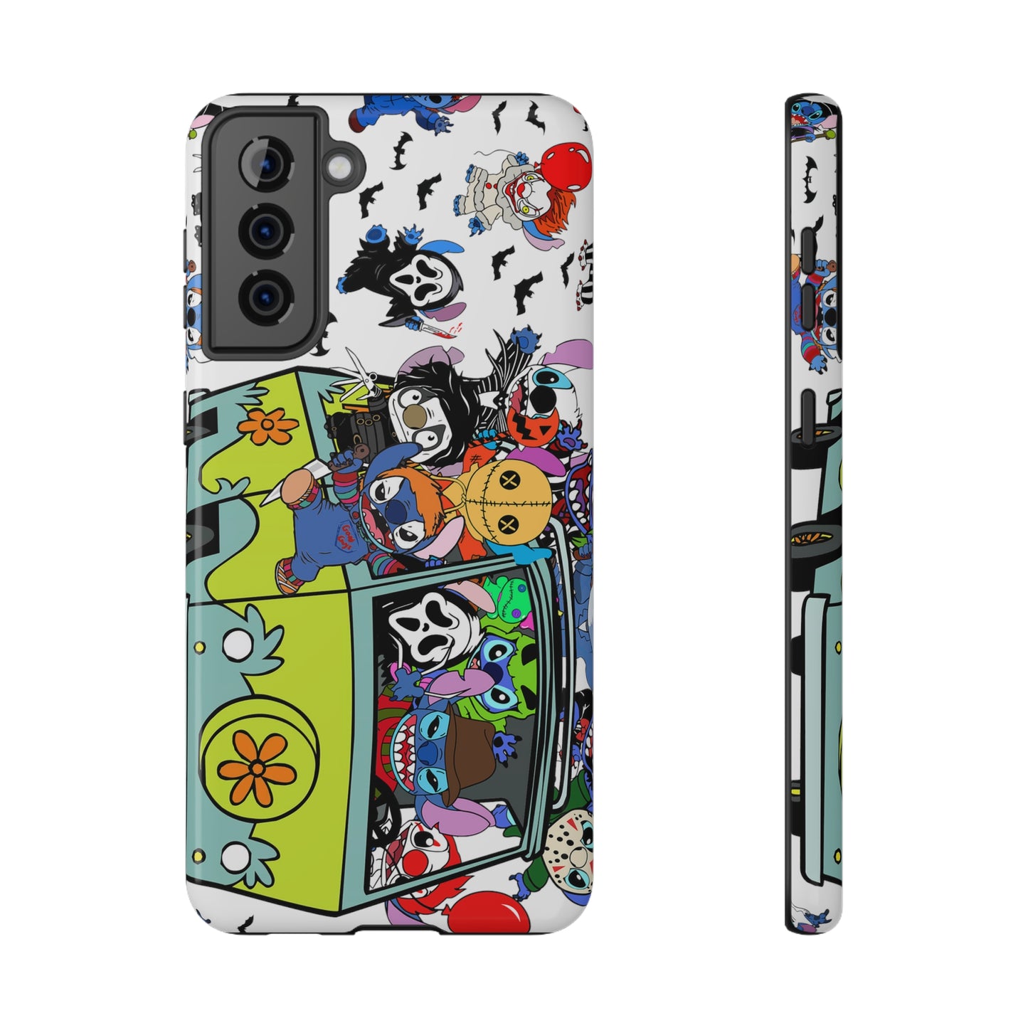 Halloween Mystery Machine Print Impact-Resistant Cases