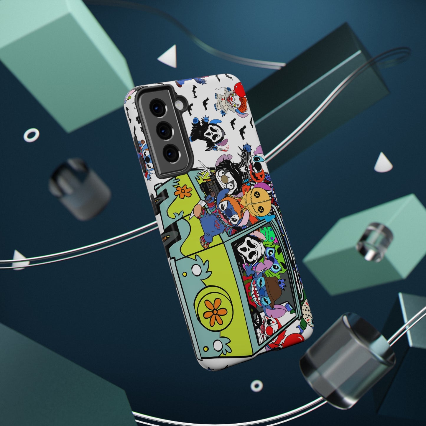 Halloween Mystery Machine Print Impact-Resistant Cases