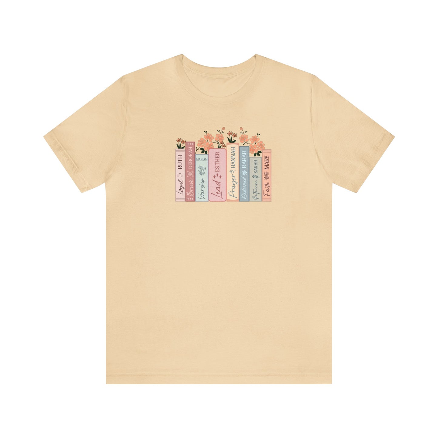 Women of the Bible Print Jersey Short Sleeve Tee