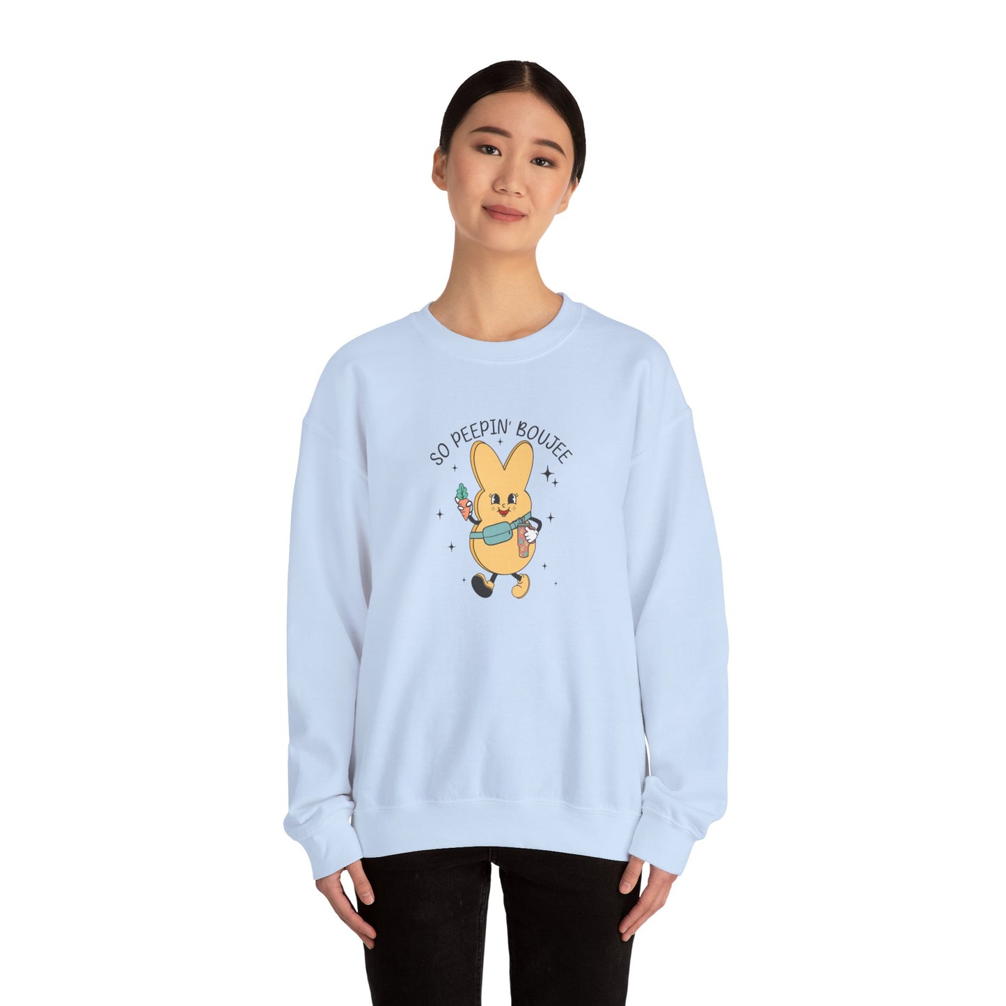 So Peein’ Boujee, Unisex Heavy Blend™ Crewneck Sweatshirt