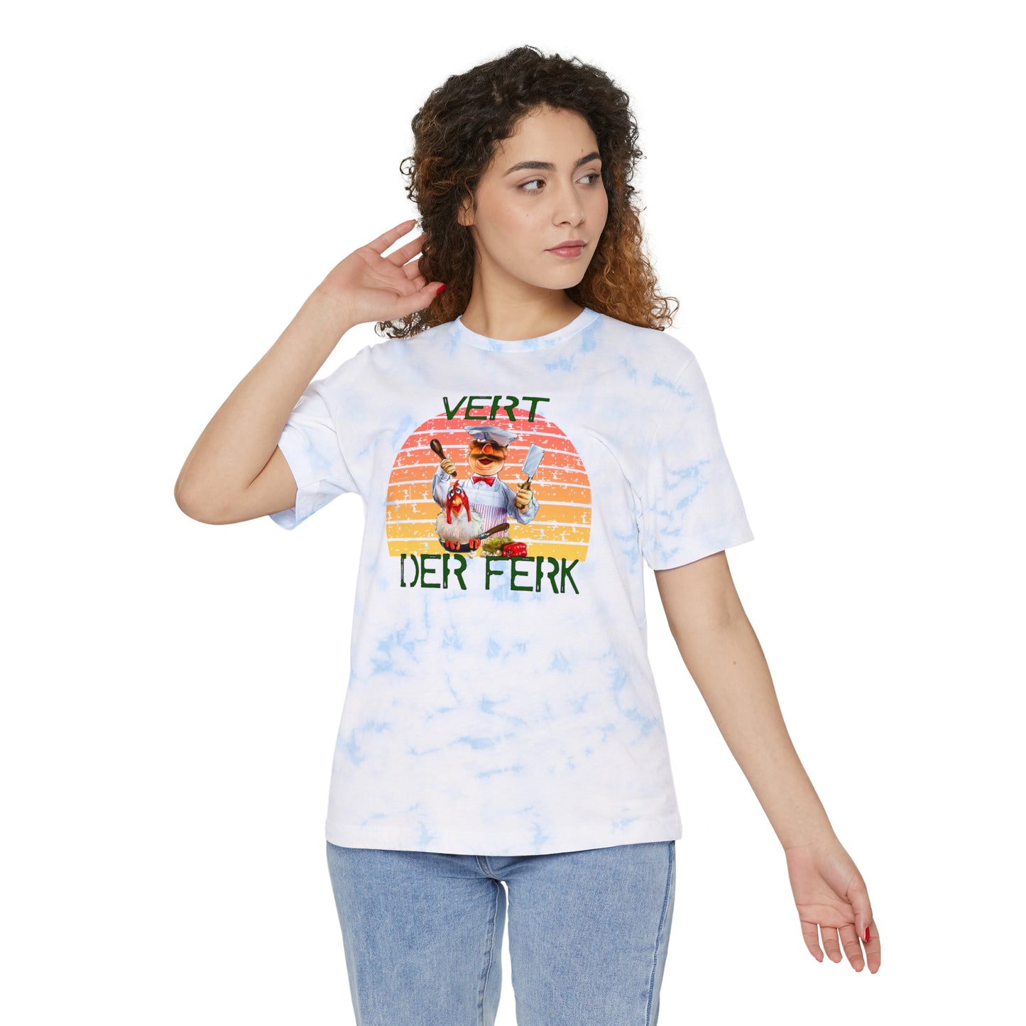 What Da Ferk Unisex FWD Fashion Tie-Dyed T-Shirt