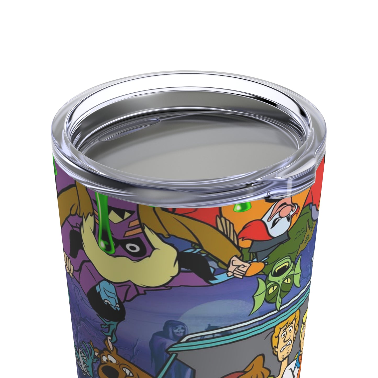 Mystery Machine Scooby Doo Skinny Steel Tumbler with Straw, 20oz