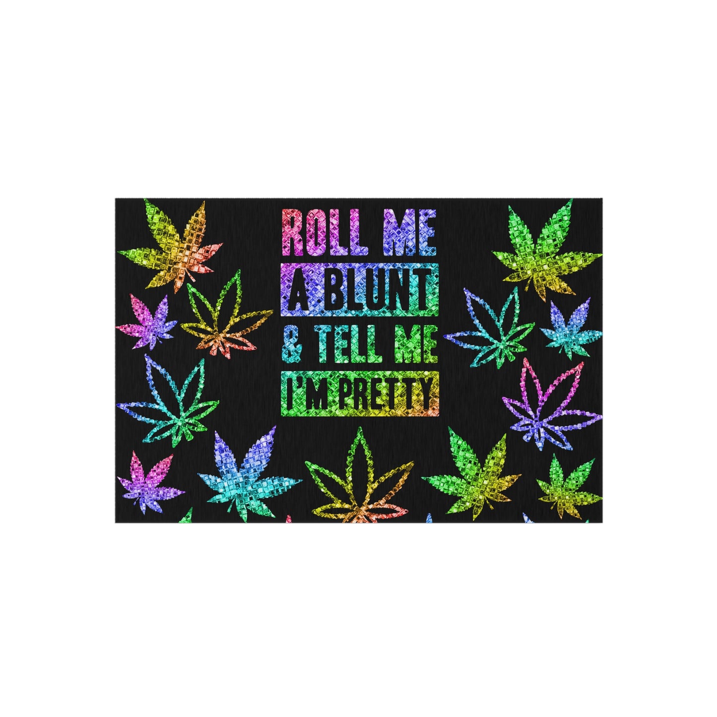 Roll Me One Print Outdoor Rug