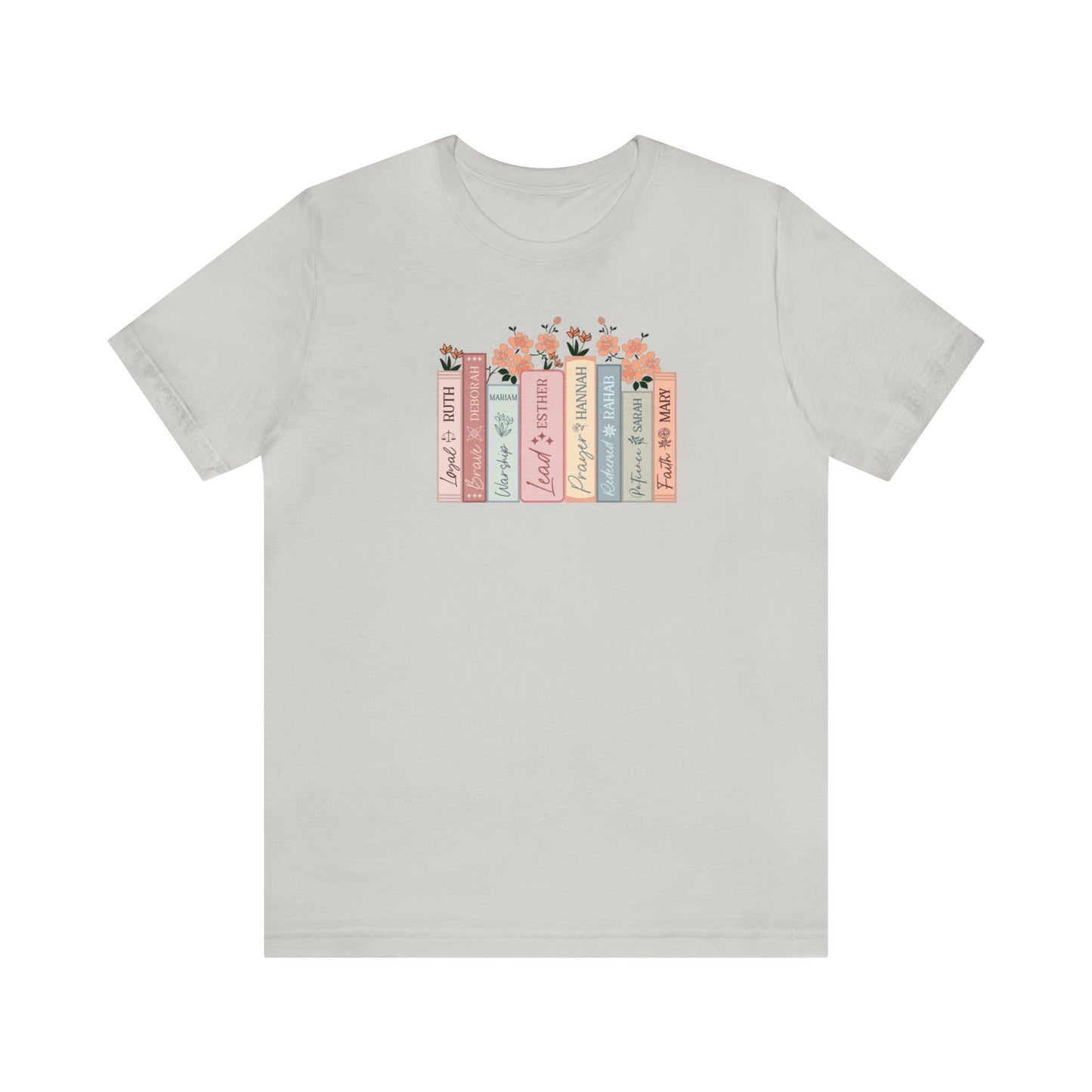Women of the Bible Print Jersey Short Sleeve Tee