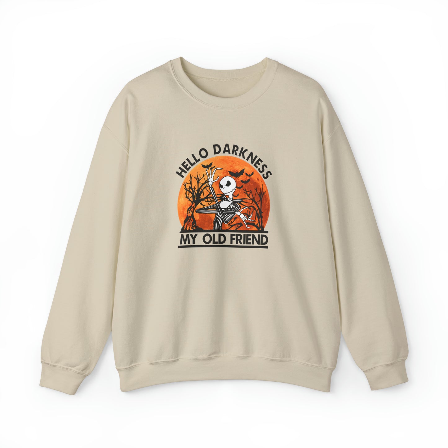 Hello Darkness My Old Friend, Unisex Heavy Blend™ Crewneck Sweatshirt
