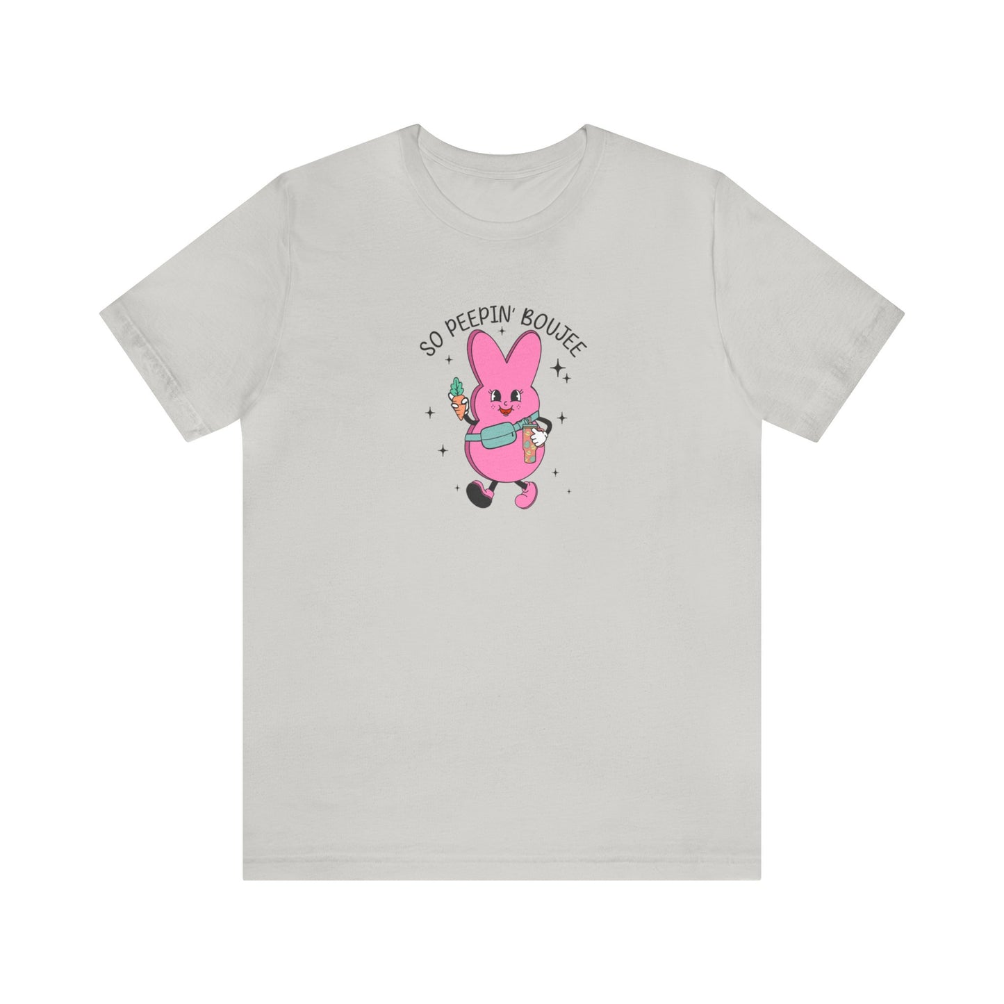 So Peepin’ Boujee Print Jersey Short Sleeve Tee