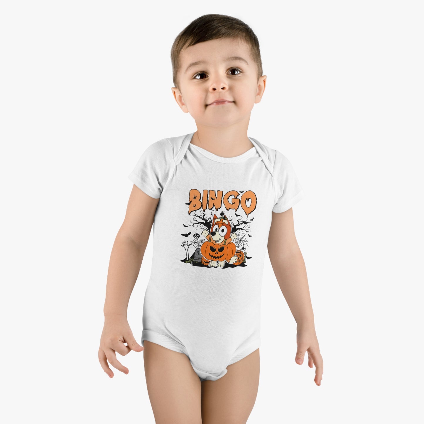 Halloween Bingo Print, Onesie® Organic Baby Bodysuit