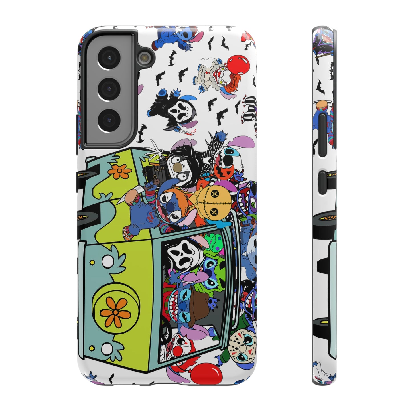 Halloween Mystery Machine Print Impact-Resistant Cases