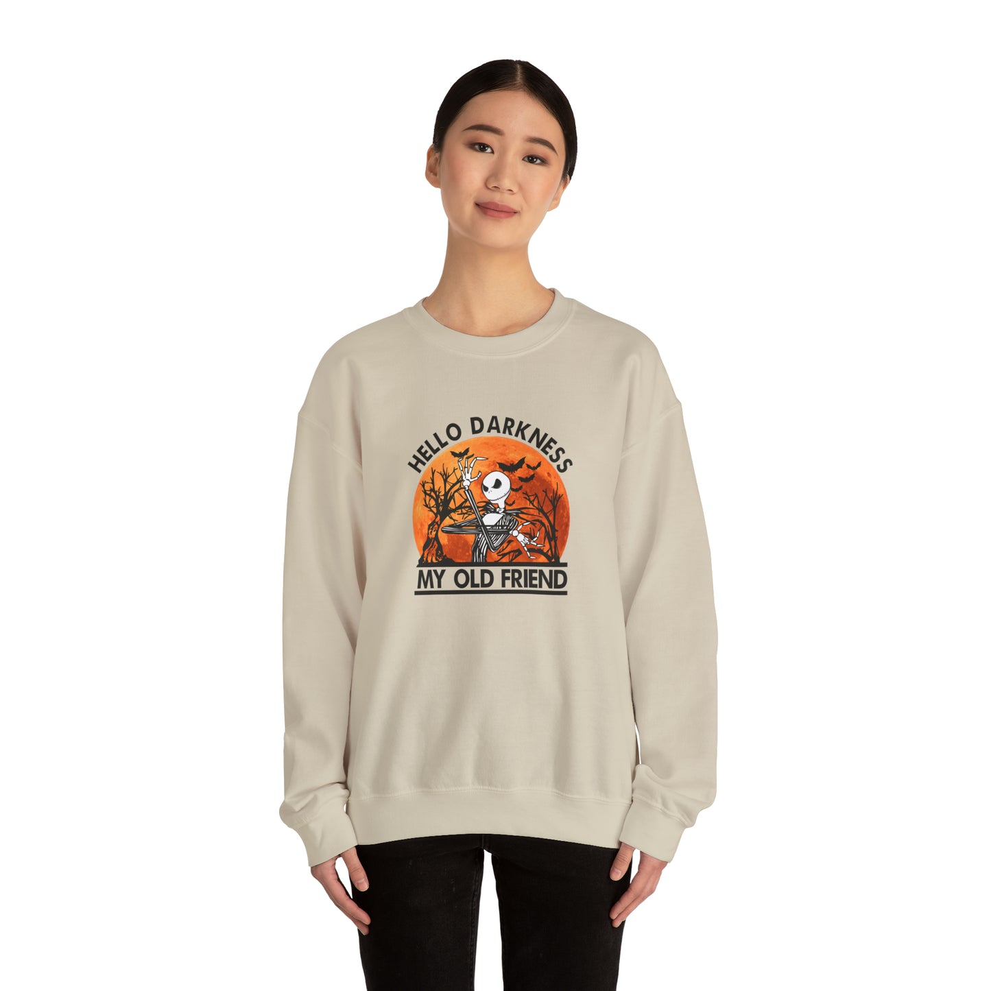 Hello Darkness My Old Friend, Unisex Heavy Blend™ Crewneck Sweatshirt